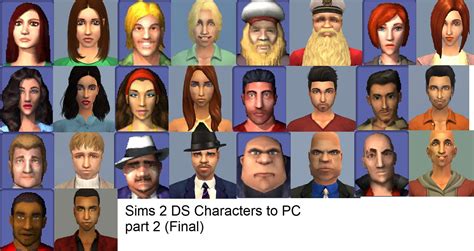 Sims 5 Characters