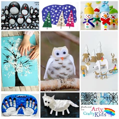 16 Easy Winter Crafts for Kids - Arty Crafty Kids