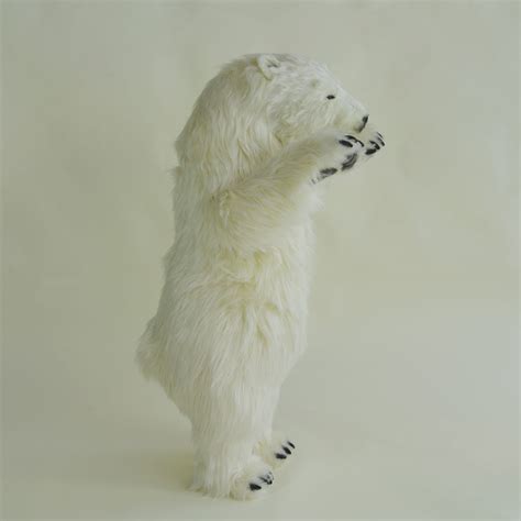 Hansa Plush Polar Bear Cub - 39in. H