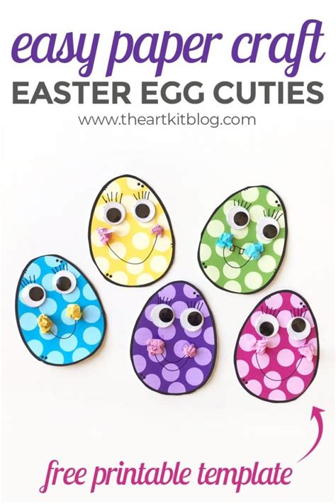 Easter Egg Cuties - Homeschool Printables for Free