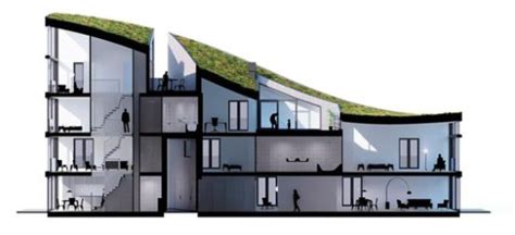 NL Architects Completes Construction on Green Roofed Apartment Building