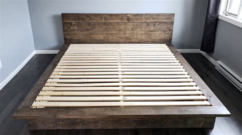 Wood Bed Frame King Diy - The most common king bed frame material is ...