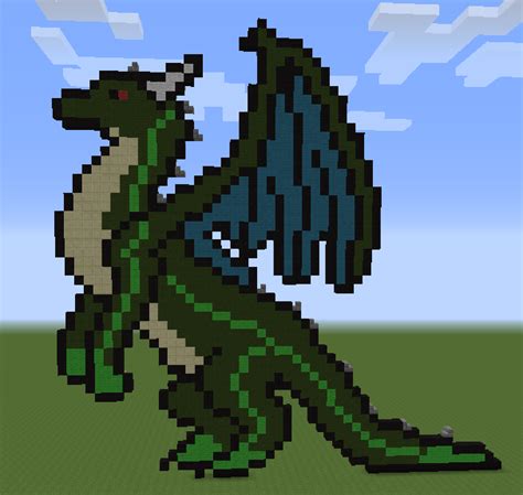 Minecraft Pixel Dragon by pokephantom99 on DeviantArt