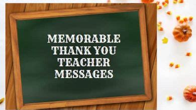 Thank You Messages for Teachers Archives - National Day Review