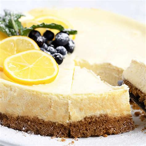 Simply Perfect Lemon Cheesecake - Seasons and Suppers