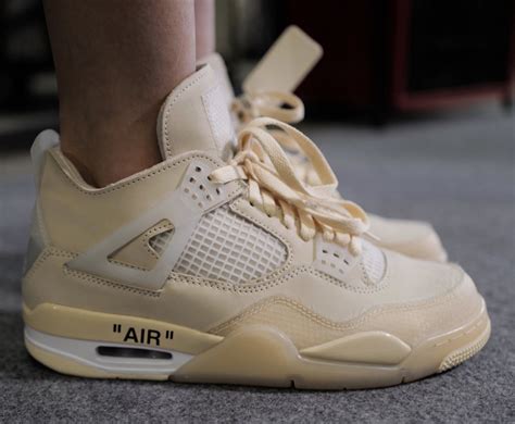 Off-White Air Jordan 4 Sail 2020 Release Date - Sneaker Bar Detroit