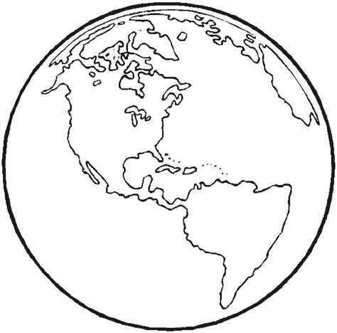 Free Printable Coloring Pages Of The Globe