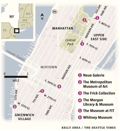 Map Of New York City Museums - Highway Map Of The United States