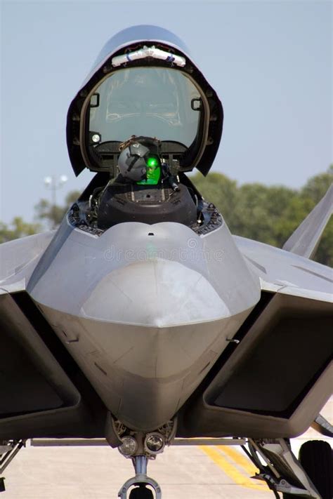 F-22 Raptor Cockpit stock image. Image of force, stealth - 15963829