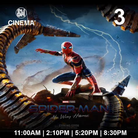 SM Cinema Baguio Spider-Man: No Way Home Screening | Baguio, Spider-Man ...