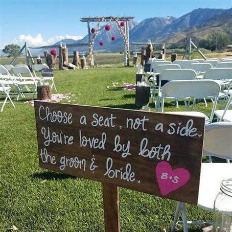 Outdoor Wedding Decor, Rustic Wedding Sign, Ceremony Signage, Wood ...