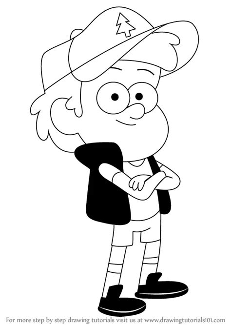 Gravity Falls Dipper Drawing