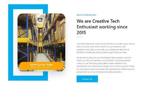 About us Page html template free