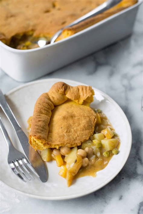 Vegan Pot Pie with Sweet Potato Crust - Delish Knowledge