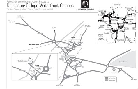 Doncaster College Waterfront Campus Map - Chappell Drive Doncaster ...