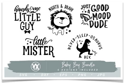 Baby Boy SVG Bundle (382481) | Cut Files | Design Bundles