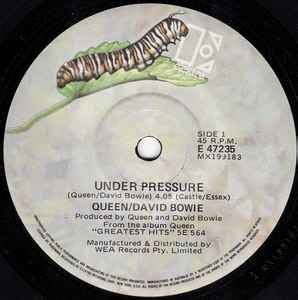 Queen / David Bowie - Under Pressure (1981, Vinyl) | Discogs