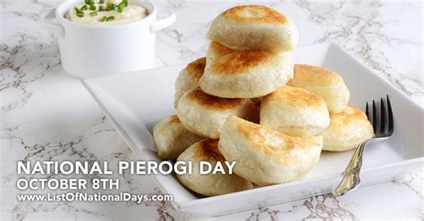 NATIONAL PIEROGI DAY - List Of National Days