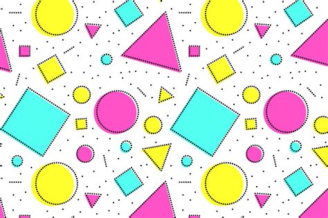 Colorful shapes geo seamless pattern | Custom-Designed Graphic Patterns ...