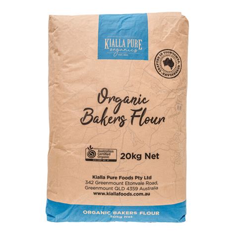 Organic Bakers Flour 20kg | Kialla Pure Foods