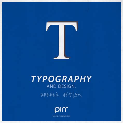 Graphic Design: Typography And Design. - PIRR - Creative Agency ...