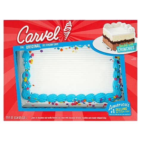 Carvel The Original Ice Cream Cake, 75 fl oz - ShopRite