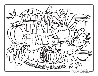 Free Thanksgiving Coloring Pages For Adults Coloring Pages