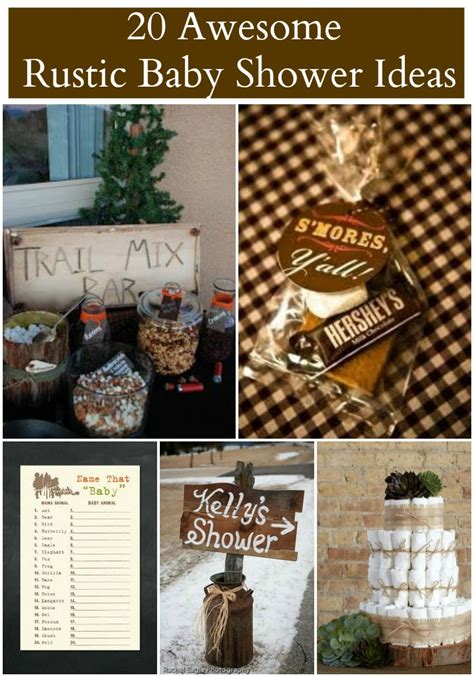 20 Rustic Baby Shower Ideas - Rustic Baby Chic