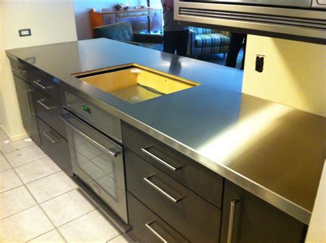 Stainless Steel Countertops | Custom Metal Home