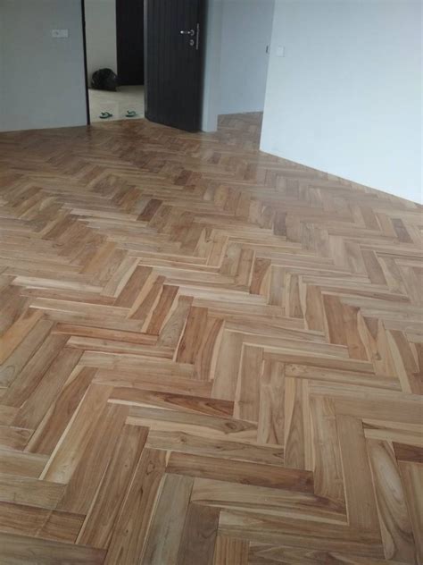 Panel Lantai Kayu (Flooring) Jati - Courtina | Courtina