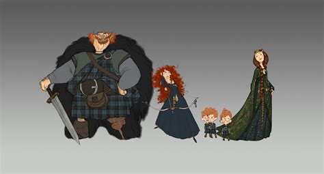 Image - BRAVE-Concept-Art-DunBroch-Clan.jpg - Pixar Wiki - Disney Pixar ...