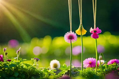 photo wallpaper the sun, flowers, nature, spring, nature wallpaper ...