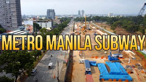 Subway in Metro Manila Progress Update as of August 2021