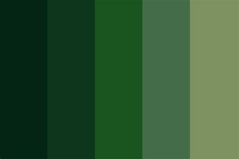 Dark Green Color Palette