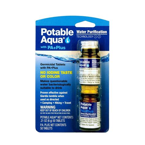 Rothco Potable Aqua Water Purification Tablets