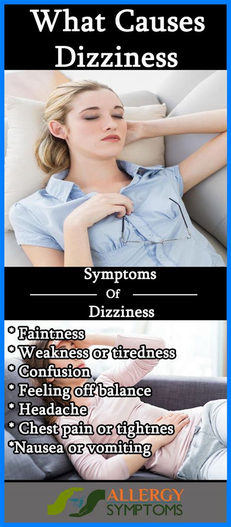 Dizziness: Causes, Symptoms, and Treatment - Allergy Symptoms