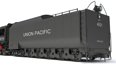 3D Model Steam Locomotive Big Boy Train - TurboSquid 2000796