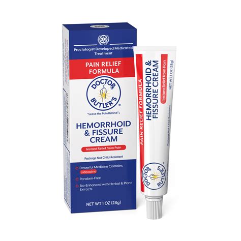 Hemorrhoid Cream | Doctor Butler’s