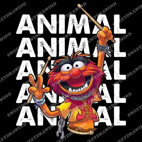 Muppets Animal Drummer Fan PNG File / Muppet's Animal high-resolution ...