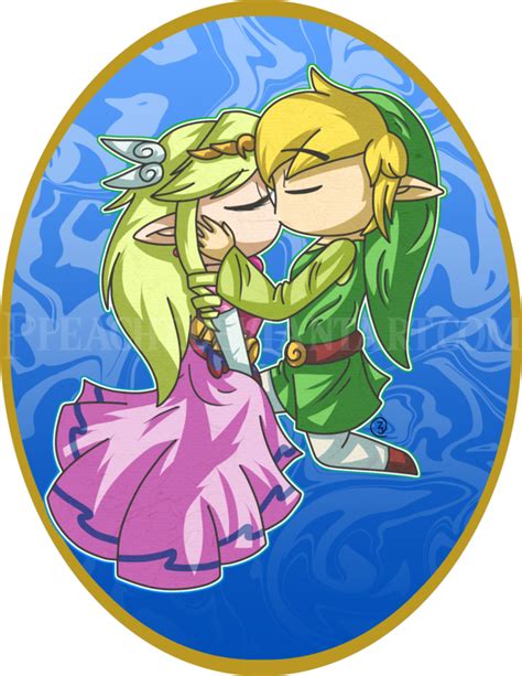 Toon Link and Toon Zelda kiss - Link and Zelda Photo (38906663) - Fanpop