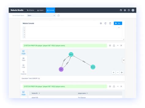 Nebula Studio: Manage your graph database graphically