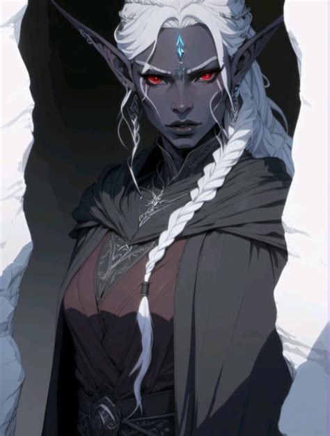 drow female characters, variety of styles : r/dndai