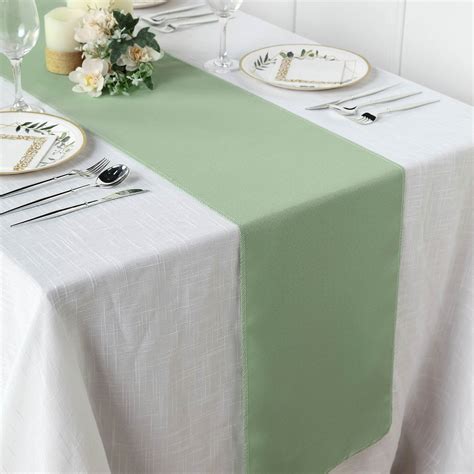 Sage Green Polyester Table Runner Wedding Table Runners - Etsy