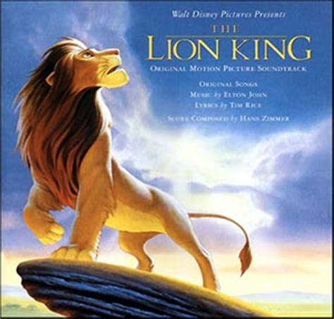 Lion King, The- Soundtrack details - SoundtrackCollector.com