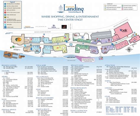 Branson Landing Map