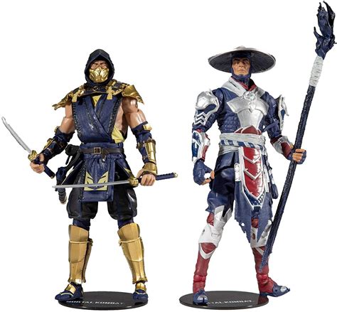 McFarlane Toys Mortal Kombat 11 Scorpion Raiden 7 Action Figure 2-Pack ...