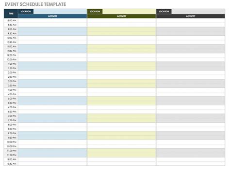 Event Planner Template | Free Business Templates