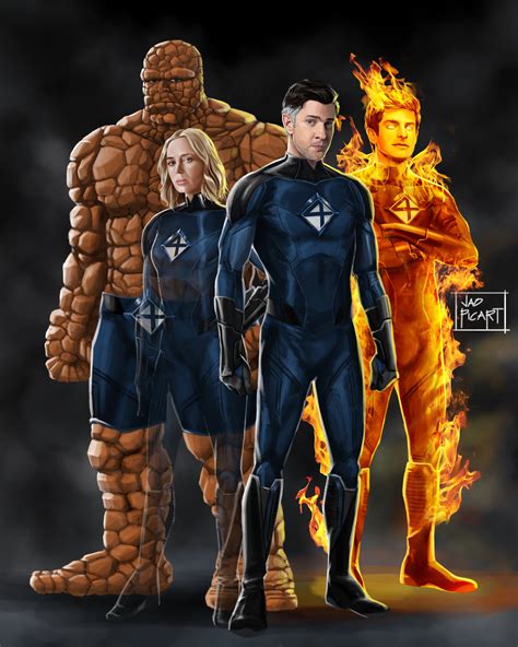 MCU Fantastic Four concept art by Jao Picart : marvelstudios