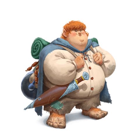 ArtStation - Samwise Gamgee, Chanon Art | Character design, Samwise ...