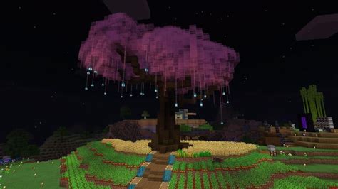 My Cherry Blossom Tree. Full credits to u/ thesinningama | Minecraft ...